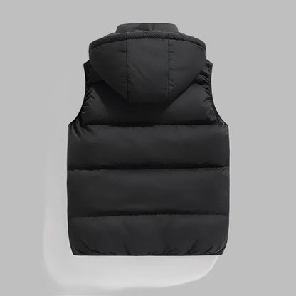 Husley | Quilted Vest with Hood