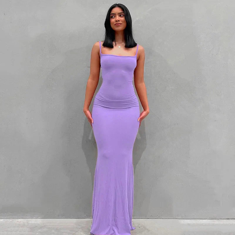 Isla | Slim Maxi Dress - Motheero