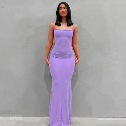 Isla | Slim Maxi Dress - Motheero
