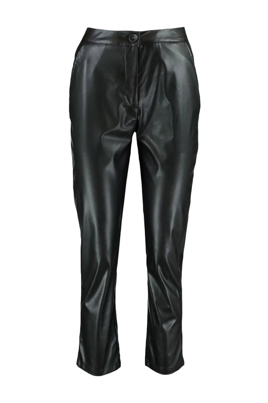 Nerina | High-Waist Faux Leather Pants