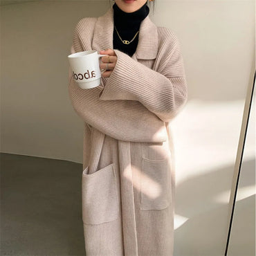 Serena | Elegant Oversized Cardigan for Women - Motheero