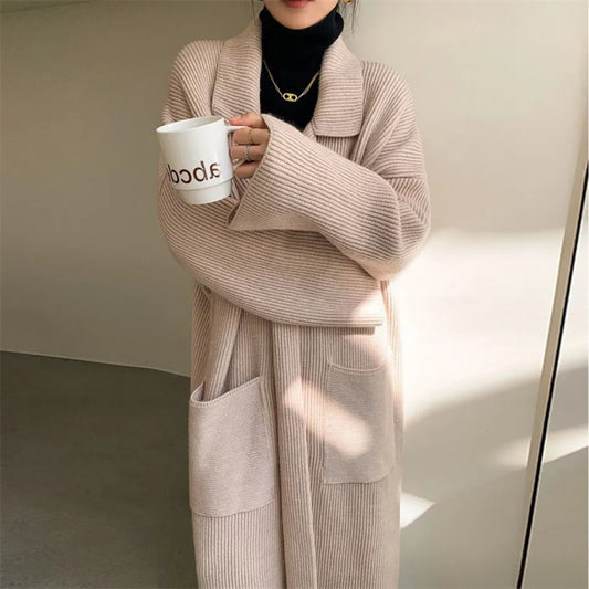 Serena | Elegant Oversized Cardigan for Women - Motheero