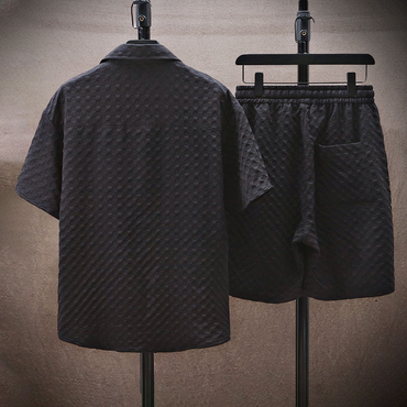 Kieran | Summer Polo Shirt and Shorts Outfit Set