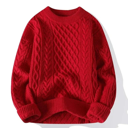 Ryder | Classic Knit Sweater with Patterned Details