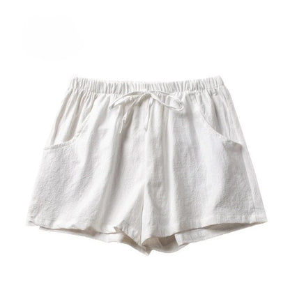 Maris | Relaxed Linen with Tie Waist Shorts
