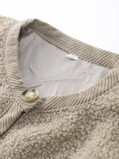 Mara | Women Teddy Button Cardigan