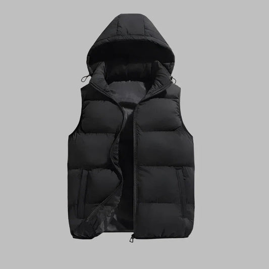 Husley | Quilted Vest with Hood