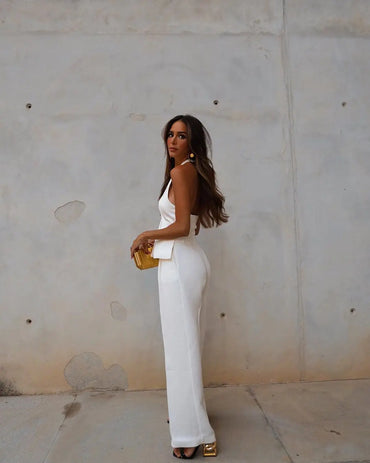 Elsie | Elegant Chic White Outfit Set