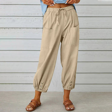 Nora | Mid-Waist Breathable Wide Leg Pants