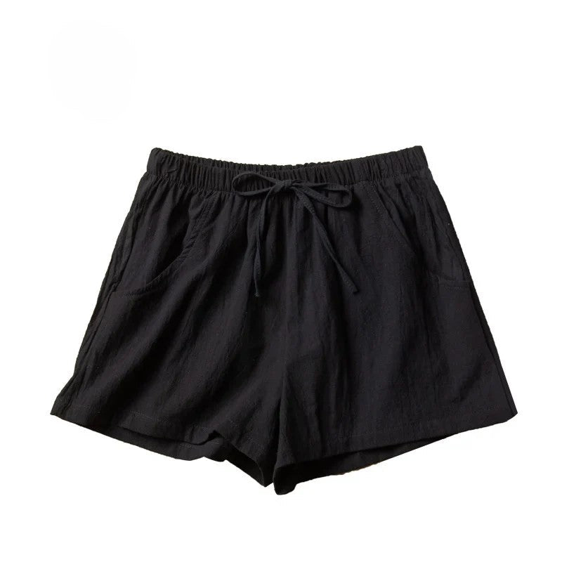 Maris | Relaxed Linen with Tie Waist Shorts