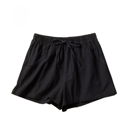Maris | Relaxed Linen with Tie Waist Shorts