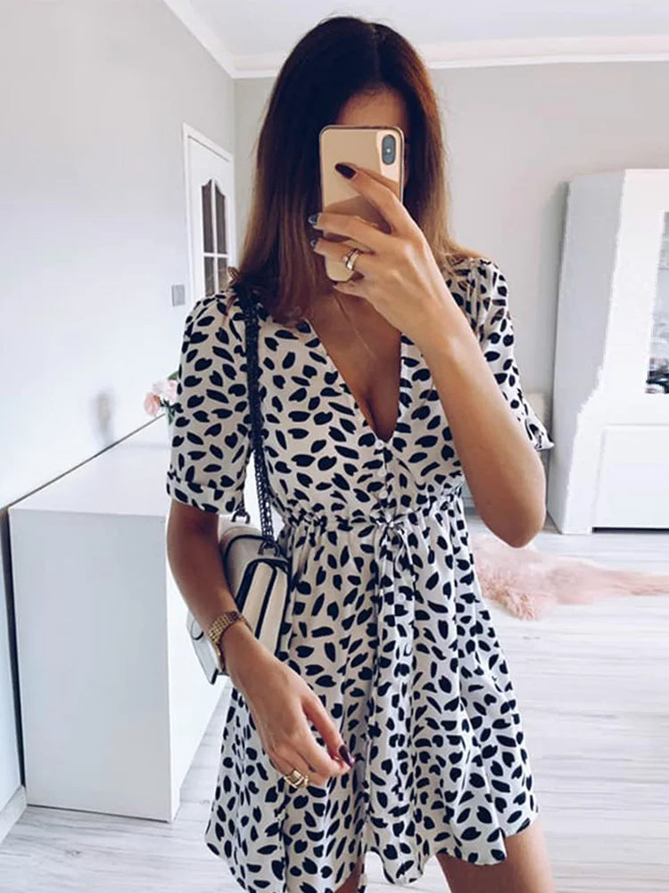 Andreina | Comfortable Mini Dress - Motheero