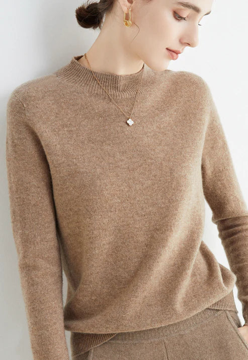 Marga | Elegant Long Mock Sweater