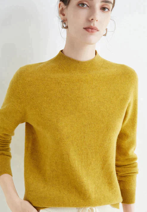 Marga | Elegant Long Mock Sweater