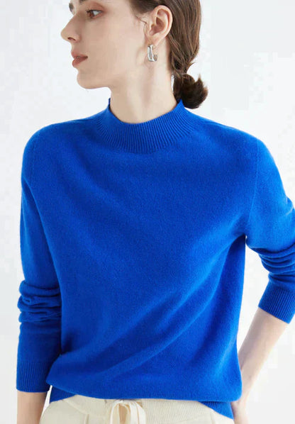 Marga | Elegant Long Mock Sweater