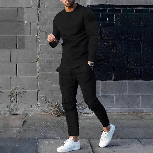 Luca | Elegant Sweatshirt & Jogger Pants Outfit Set