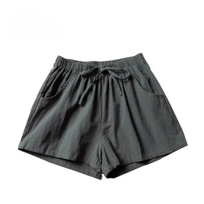 Maris | Relaxed Linen with Tie Waist Shorts