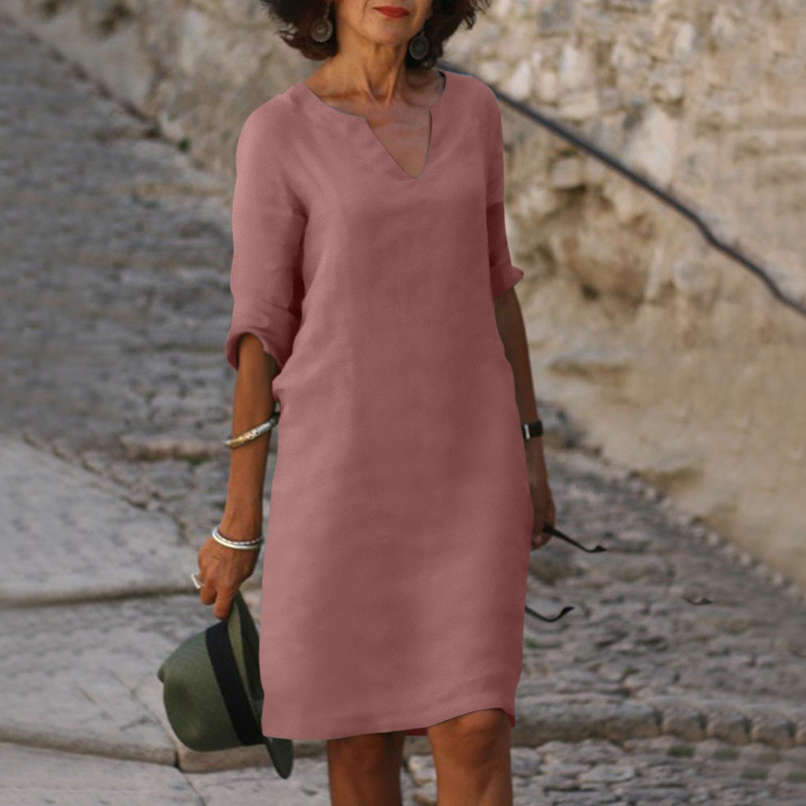 Lina | Mid-Length Summer Dress - Motheero