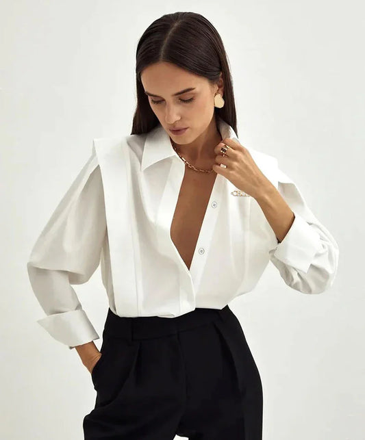 Elodie | Cotton Blouse - Motheero