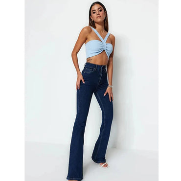 Sapphire | Blue Flare Jeans