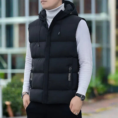 Bruno | Classic Quilted Vest with Hood