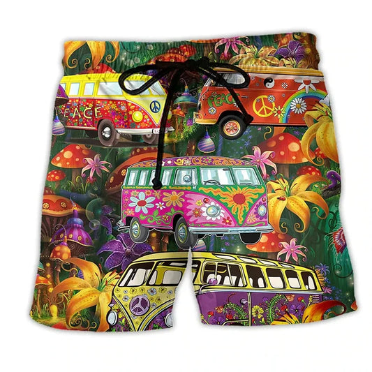 Carter | Printed Quick-Dry Swim Shorts