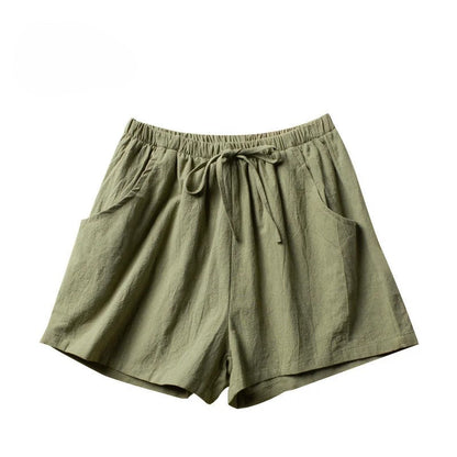 Maris | Relaxed Linen with Tie Waist Shorts