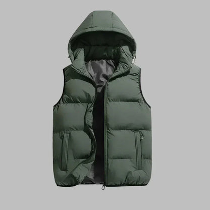 Husley | Quilted Vest with Hood