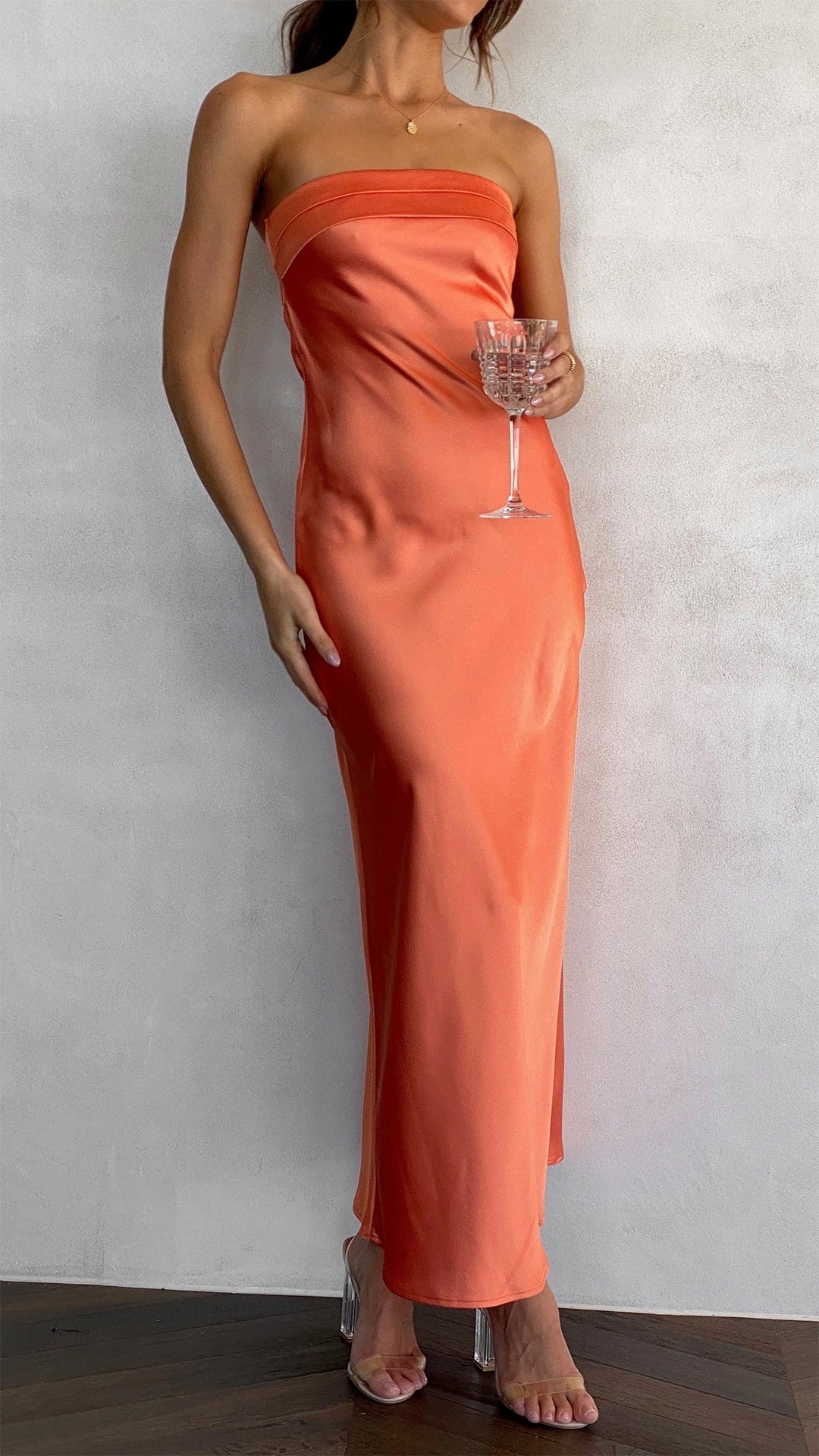 Sena | Elegant Silk Dress - Motheero