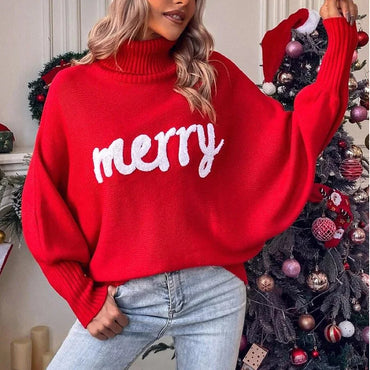 Cora | Women Festive Turtleneck Sweater