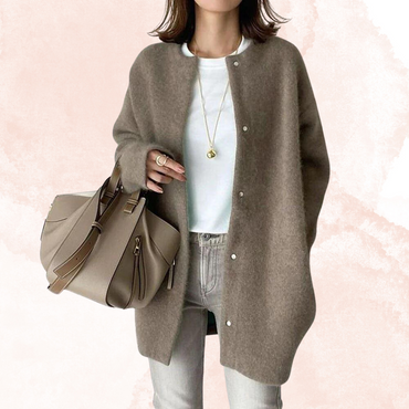 Valentina | Plain Soft Long Cardigan
