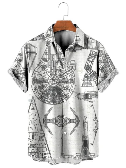 Orin | Lightweight Printed Polo Shirt
