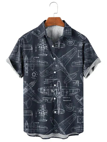 Orin | Lightweight Printed Polo Shirt