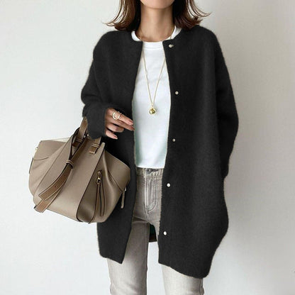 Valentina | Plain Soft Long Cardigan