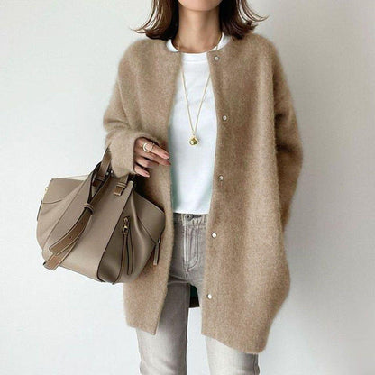 Valentina | Plain Soft Long Cardigan