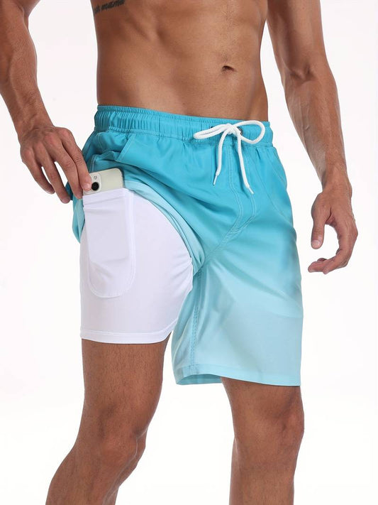 Troy | Printed Beach Shorts