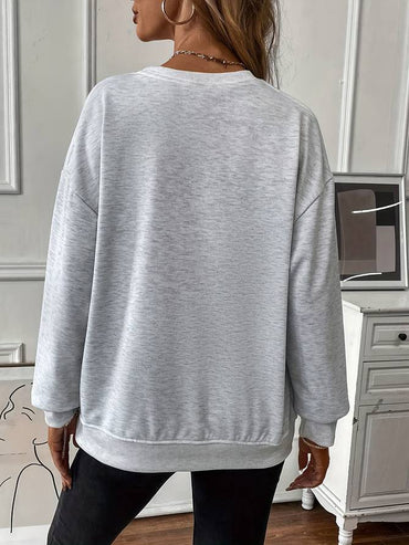 Callie | Women Teddy Bear Knit Sweatshirt