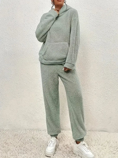 Hailey | Teddy Fleece Two-Piece Set Hoodie and Pants