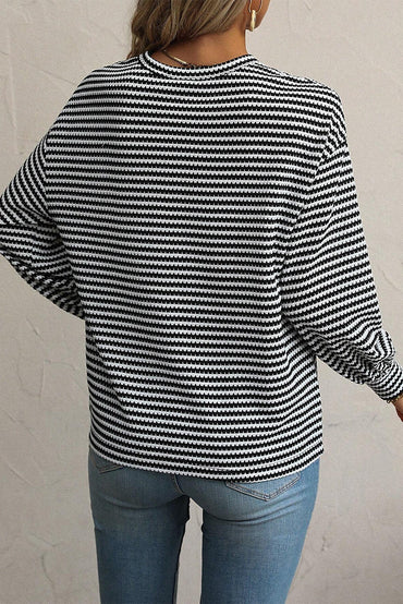Marisol | Elegant Long-Sleeve Gauze Knit Shirt - Motheero