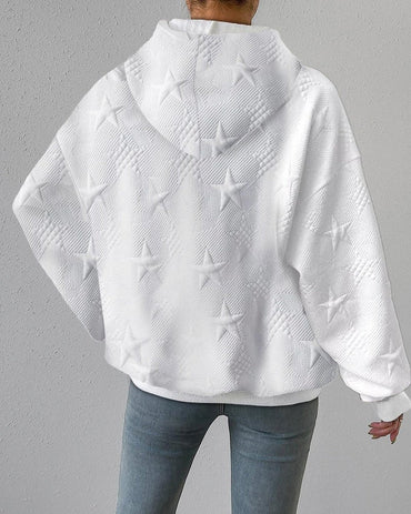 Celeste | Embroidered  Stars Hoodie - Motheero