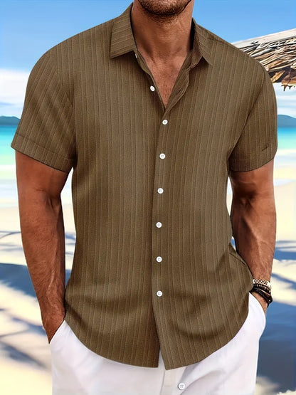 Dorian | Ribbed Lightweight Shirt