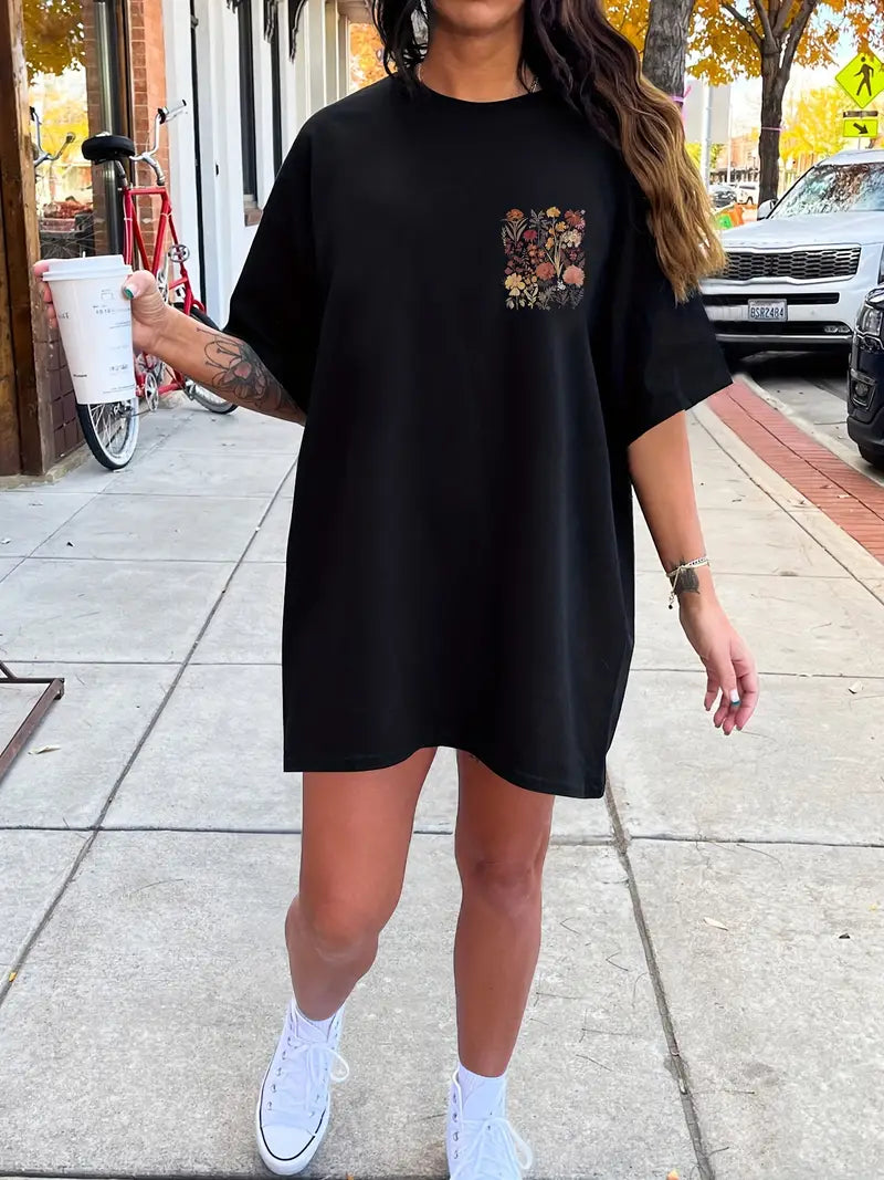Daisy | Vintage-Inspired T-Shirt Dress - Motheero