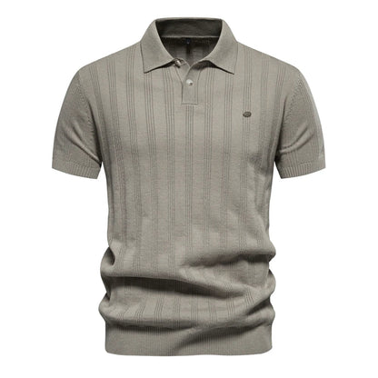 Zane | Striped Pattern Polo
