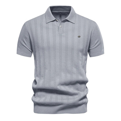 Zane | Striped Pattern Polo