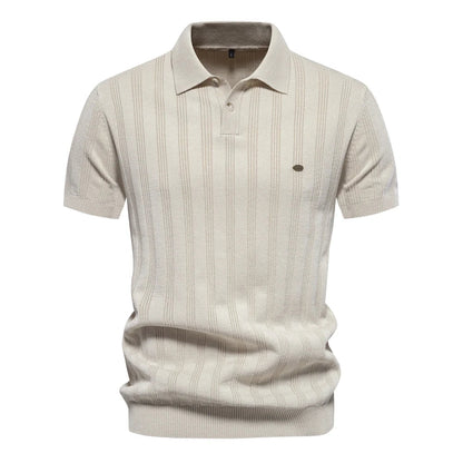 Zane | Striped Pattern Polo