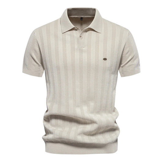 Zane | Striped Pattern Polo