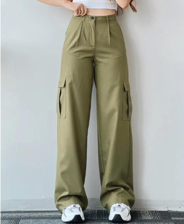 Aurora | High-Waist Cargo Jeans