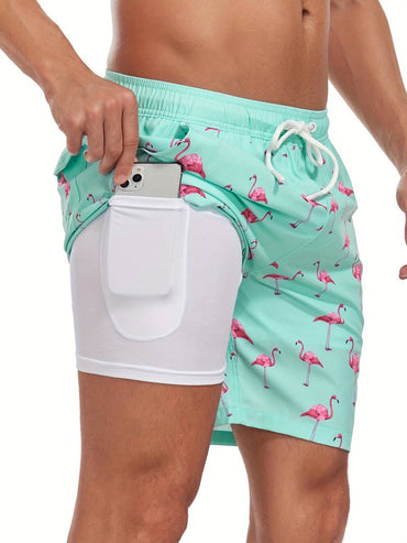 Troy | Printed Beach Shorts