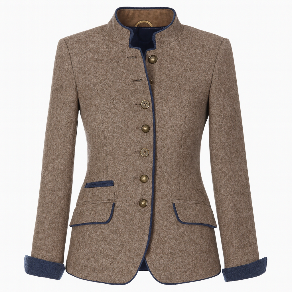 Isabella | Women Wool Knit Button Cardigan