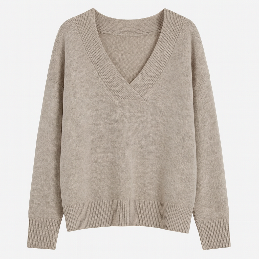 Sofia | Cashmere V-Neck Women Jumper